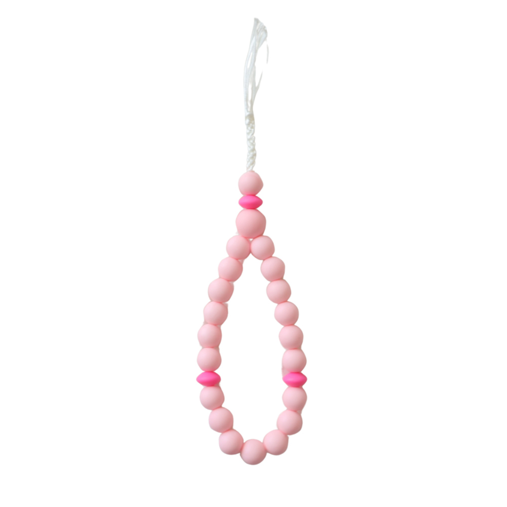 Mommy's Charms - Silicone Misbah Teether - Pink