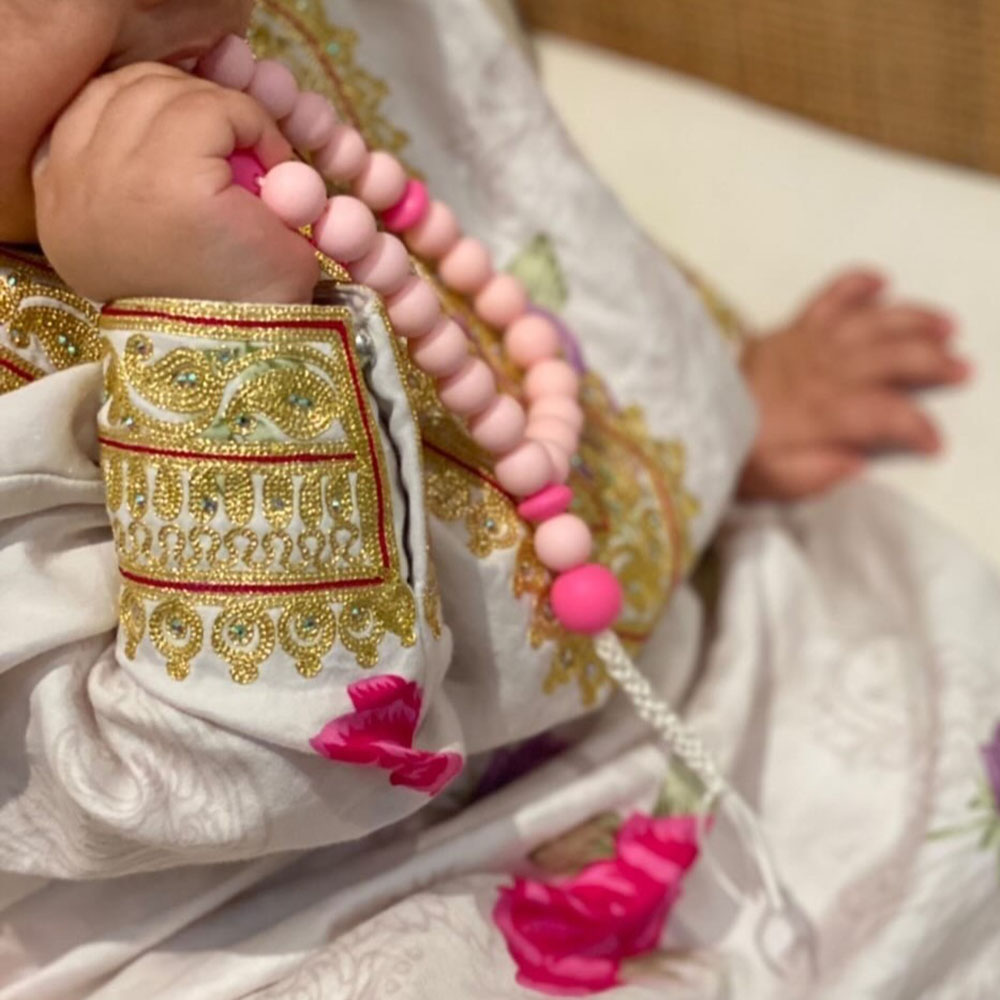 Mommy's Charms - Silicone Misbah Teether - Pink