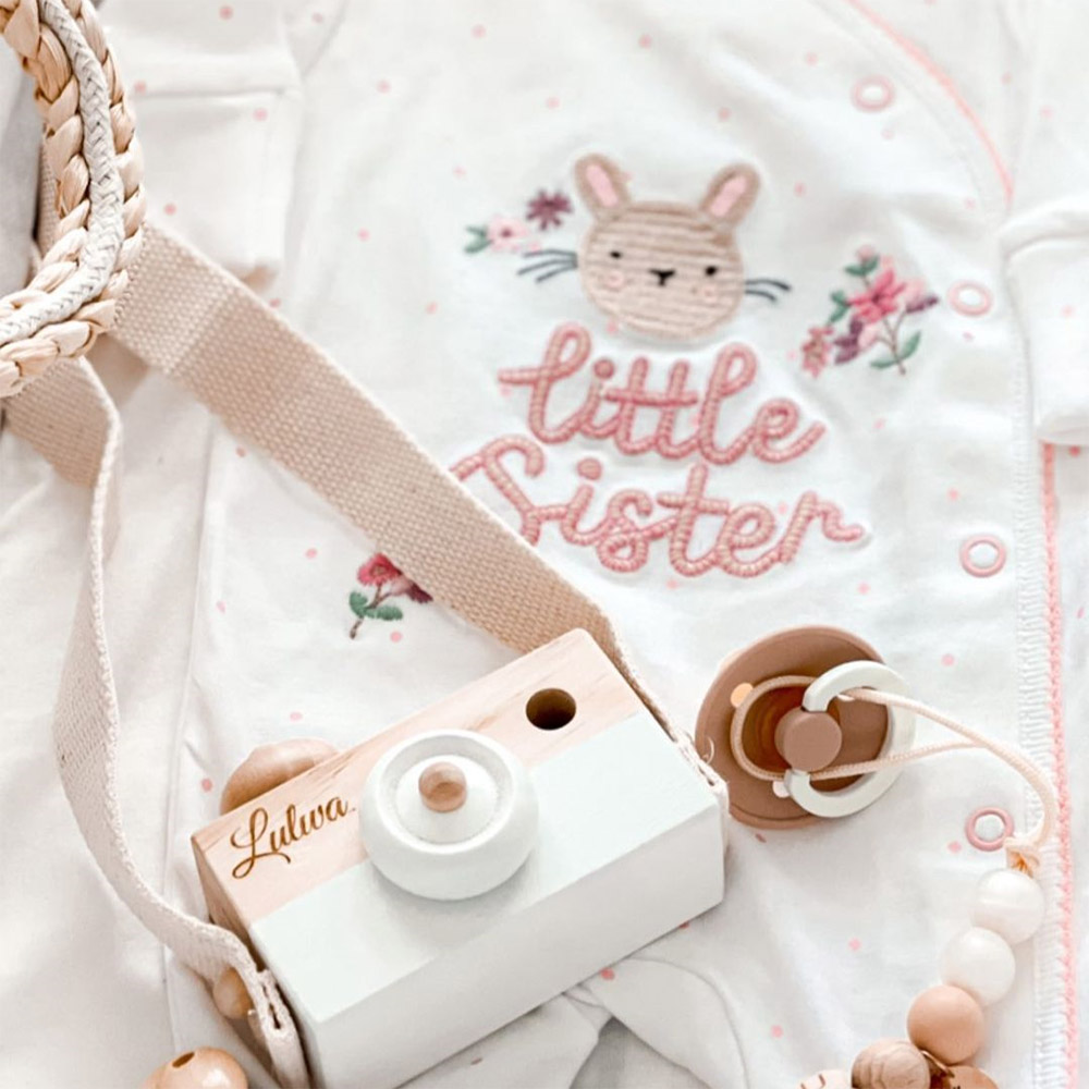 Mommy's Charms - Personalized Wooden Camera Toy