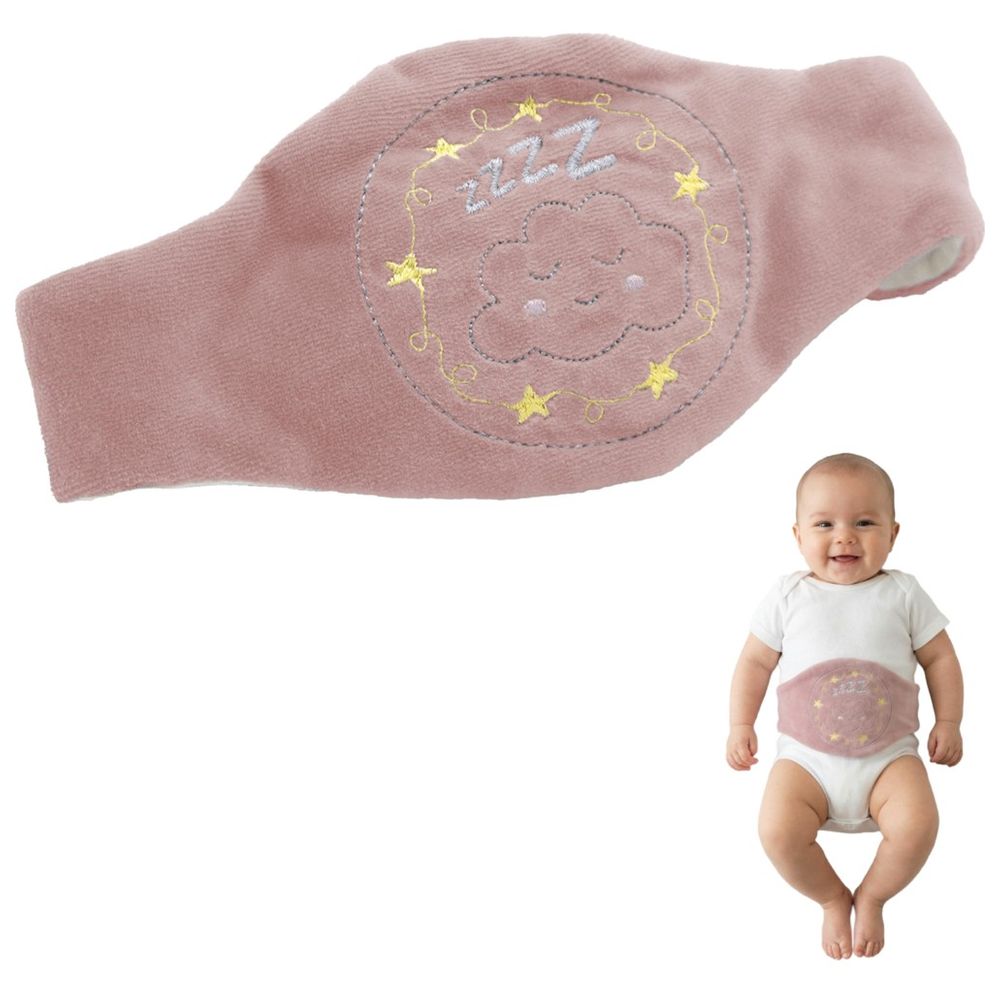 Babyjem - Baby Colic Relief Belt with Natural Cherry Seeds - Rose