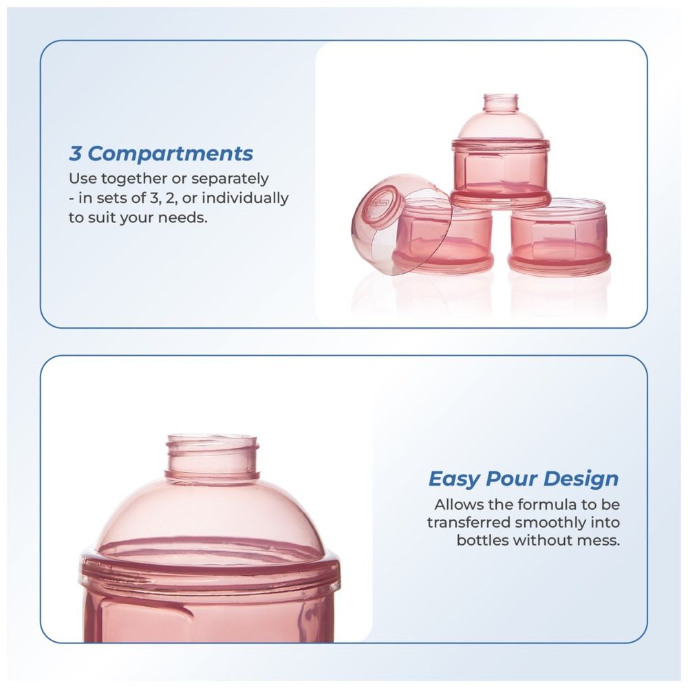 بيبي جيم - موزع حليب الاطفال - زهري