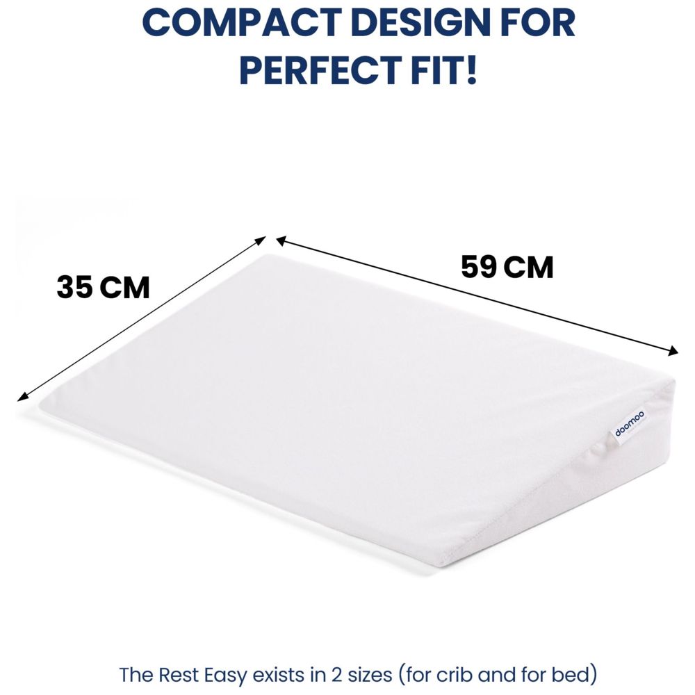 Doomoo Basics Rest Easy Baby Sleep Positioner - White - L