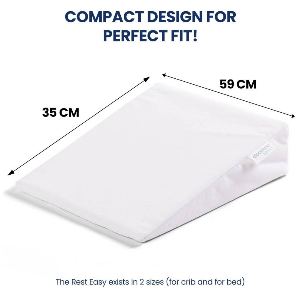 Doomoo Basics Rest Easy Baby Sleep Positioner - White - S