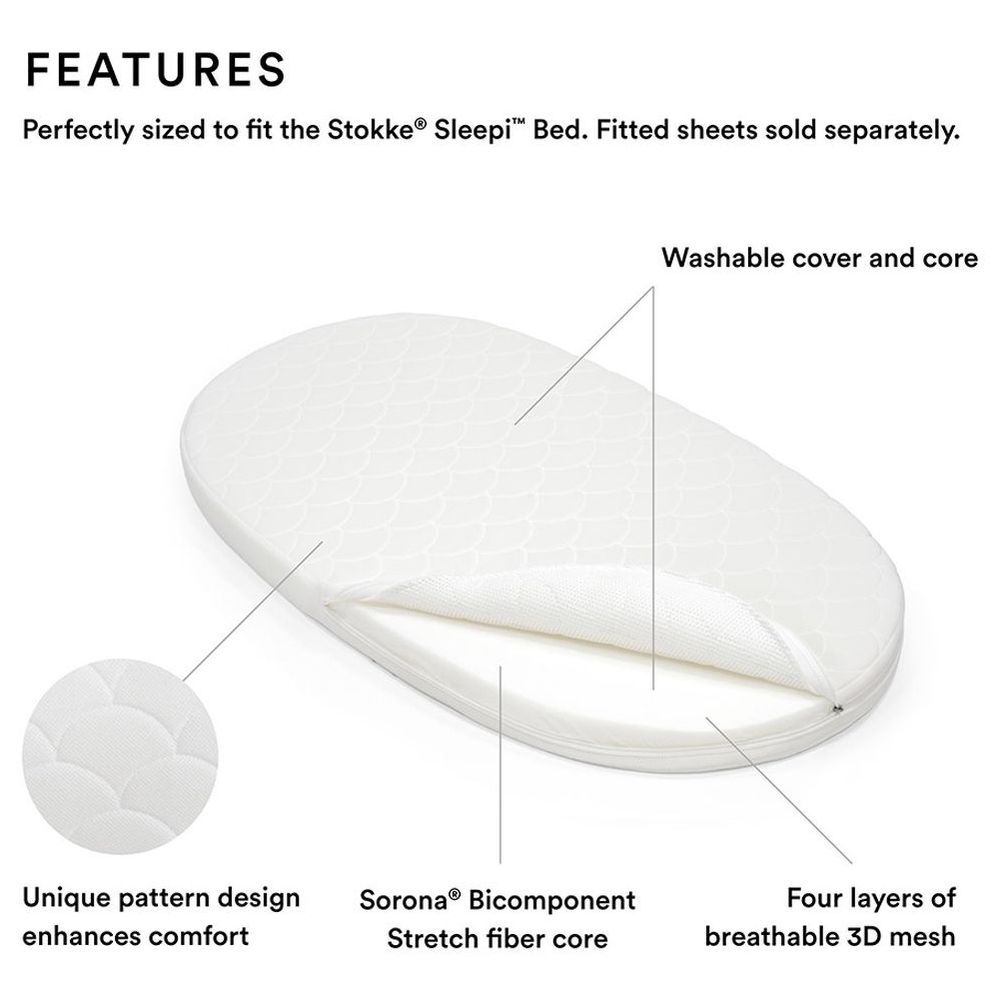 Stokke Sleepi Bed Mattress V3 - White