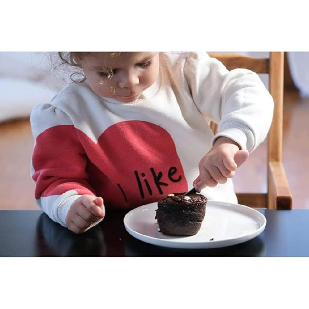 Beaba - Stainless Steel Training Cutlery - Airy Green