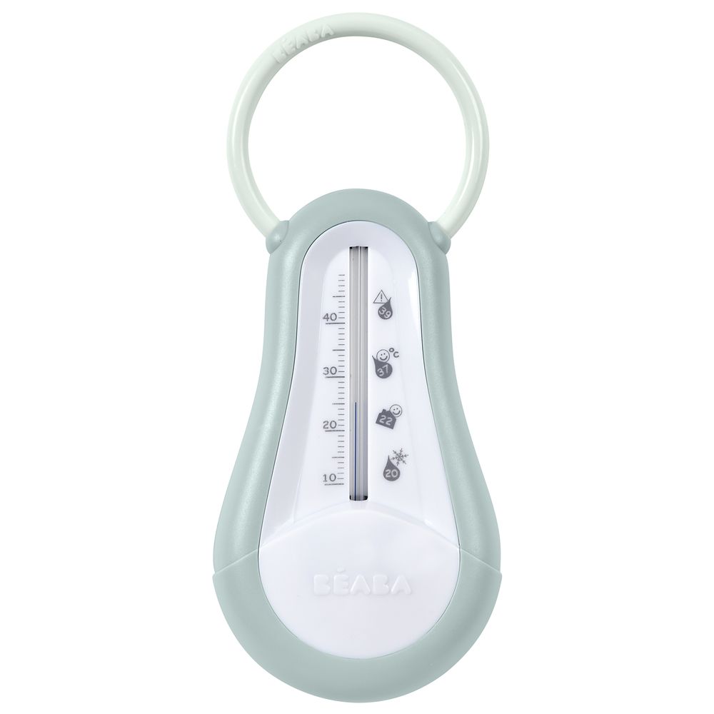 بيبا - ميزان حرارة للسوائل وحوض الإستحمام - أزرق وأخضر