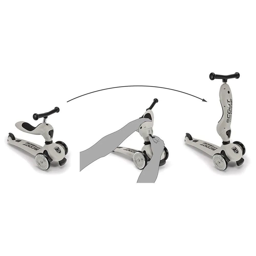 Scoot & Ride 2-in-1 Highwaykick 1 Scooter – Ash