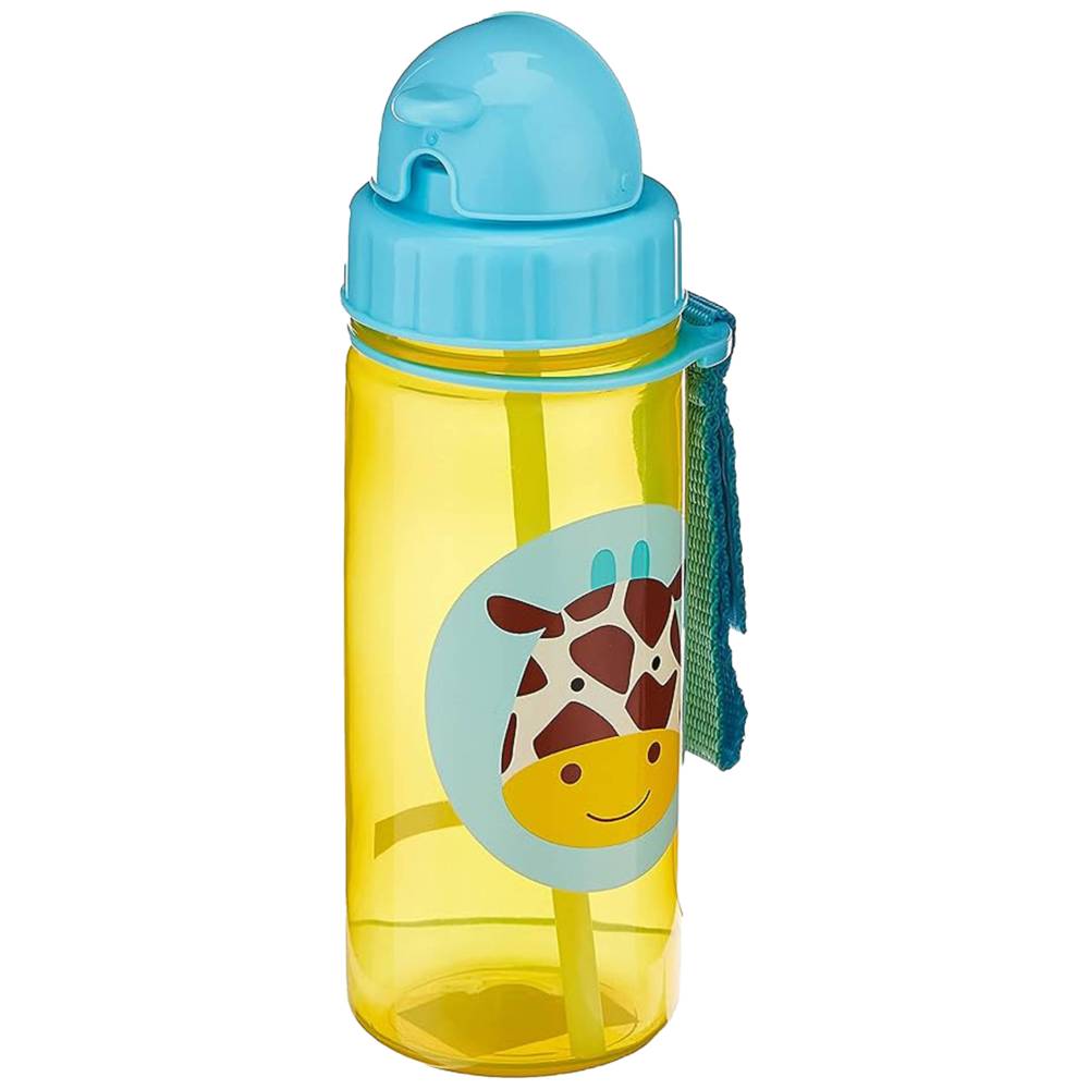 SkipHop - Zoo Straw Bottle - Giraffe - 390ml