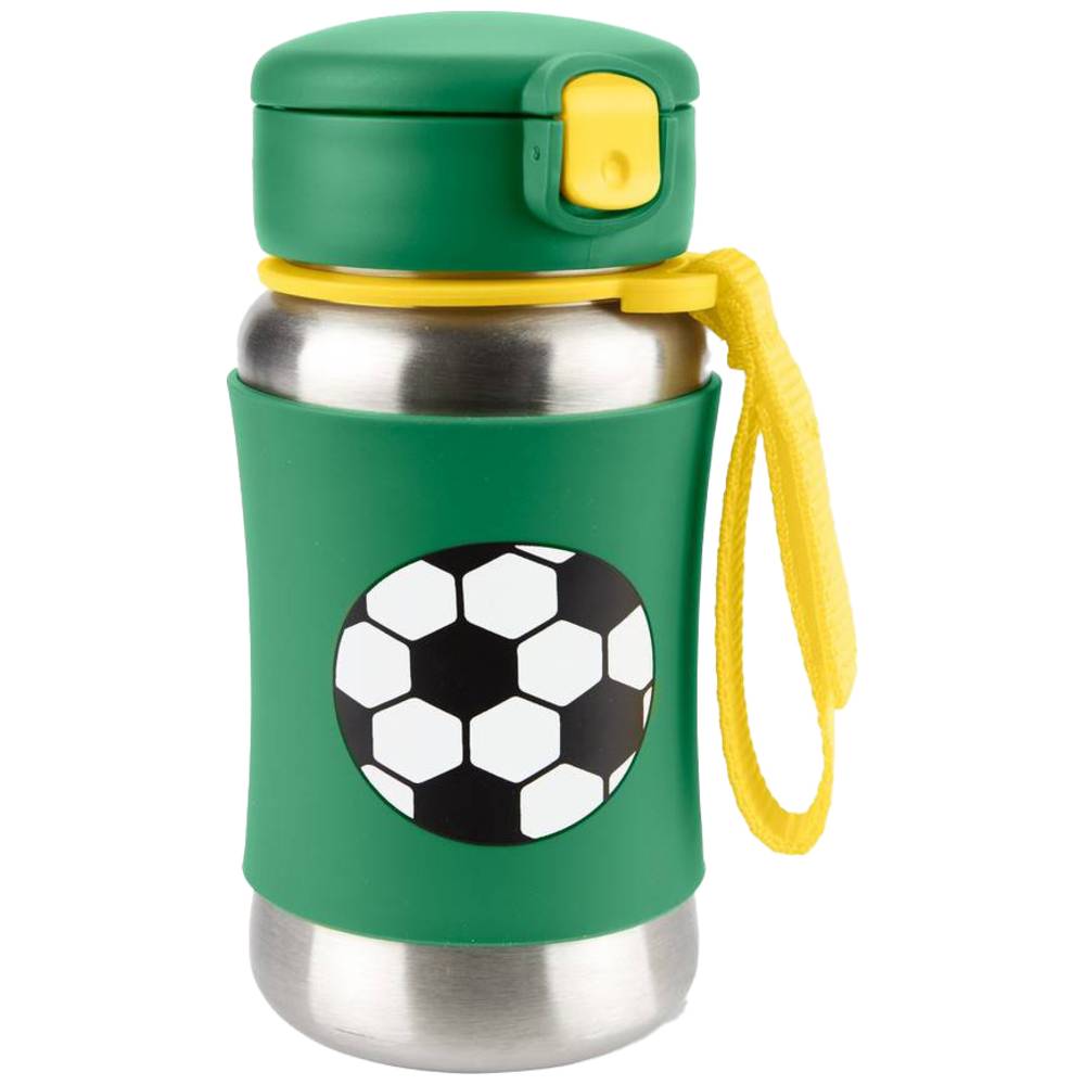 Skiphop - Spark Style Stainless Steel Straw Bottle - Football - 350ml