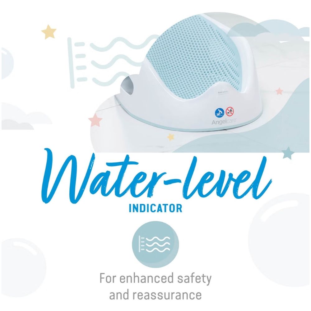 آينجل كير - مسند داعم للاستحمام سوفت تتش - أزرق