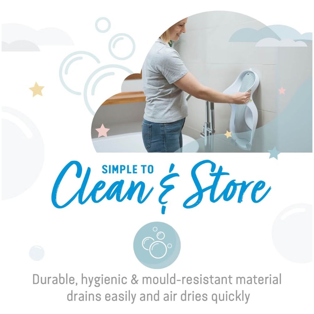 آينجل كير - مسند داعم للاستحمام سوفت تتش ميني - أزرق