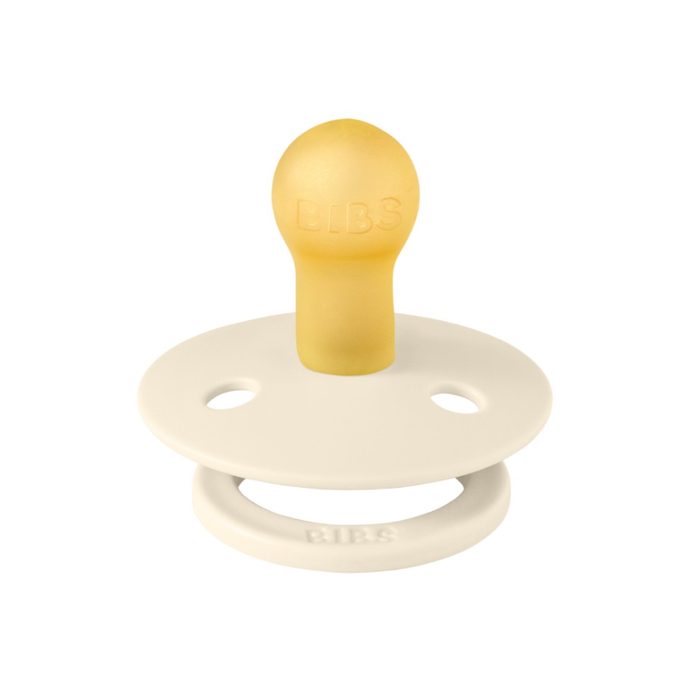 Bibs - Latex Colour Flow Pacifier - 0M+ - S1 - Ivory