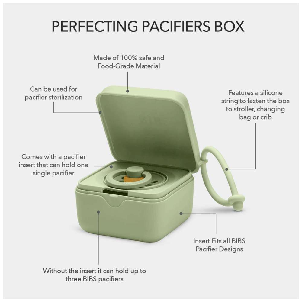 Bibs - Liberty Pacifier Box Capel - Sage