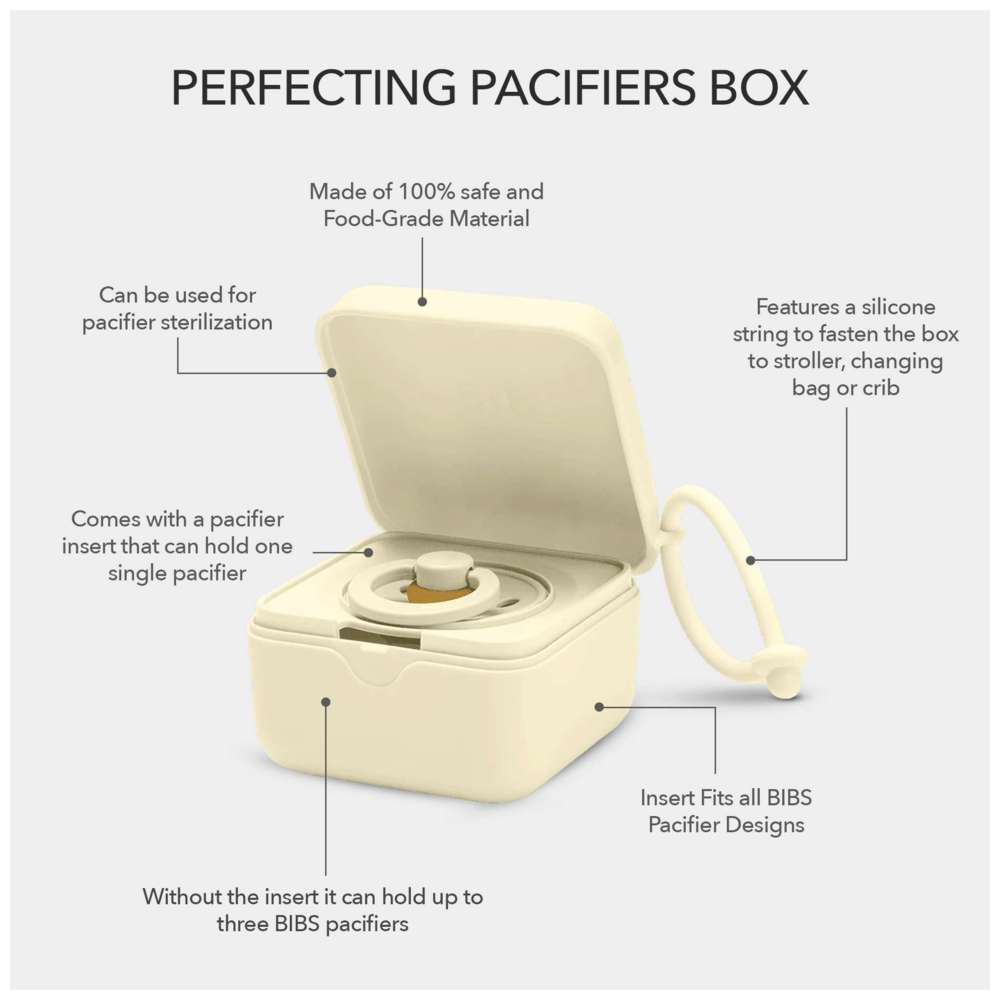 Bibs - Liberty Pacifier Box Eloise - Ivory