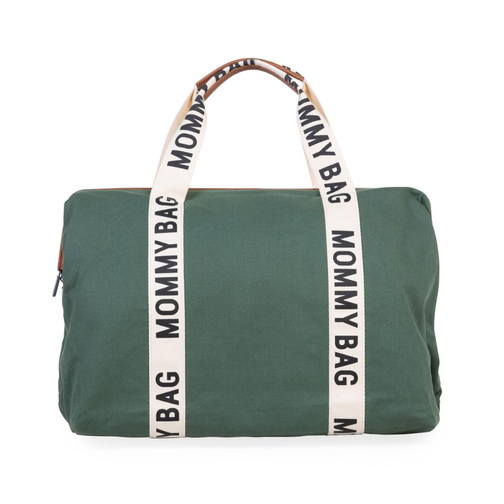 Childhome - Mommy Bag Signature Canvas - Green