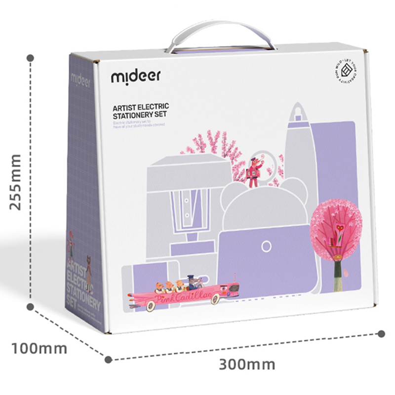 Mideer - Electric Stationery Set - Lilac Purple