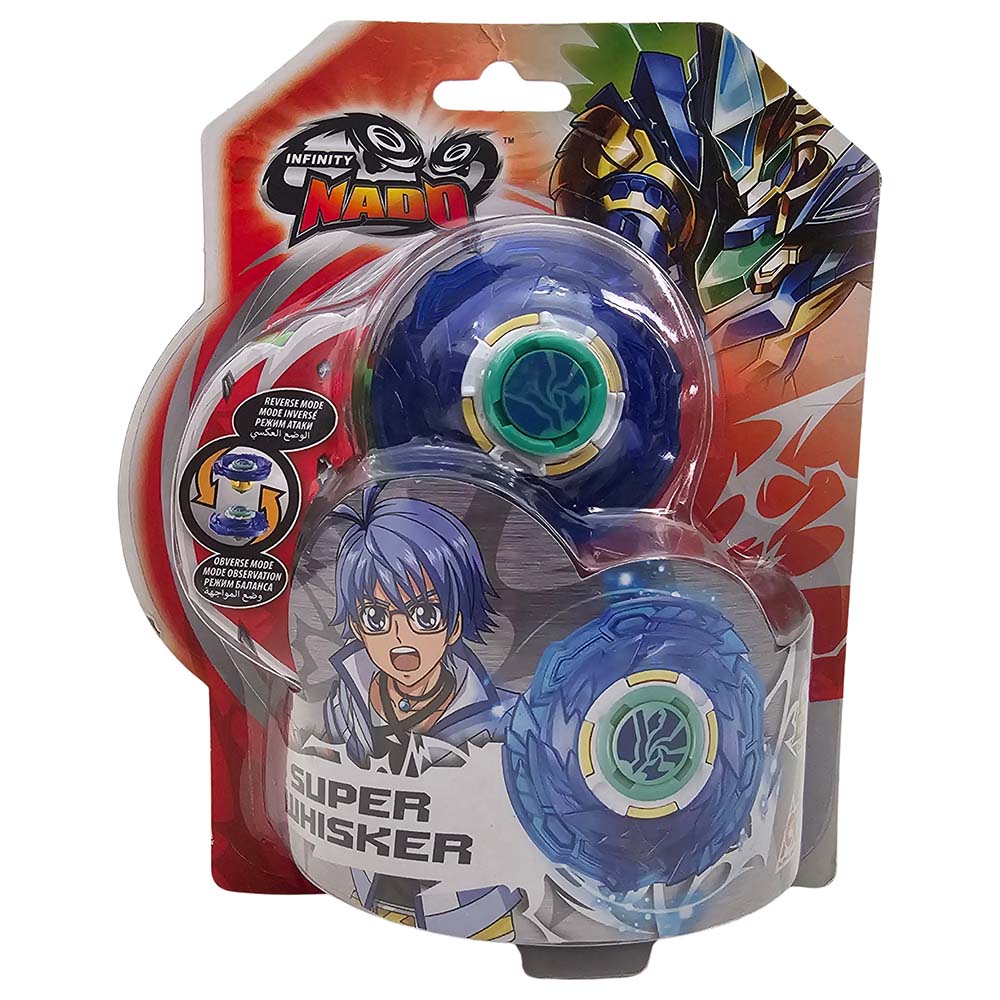 Infinity Nado - Plastic Series Spinning Top With Launcher - Super Whisker