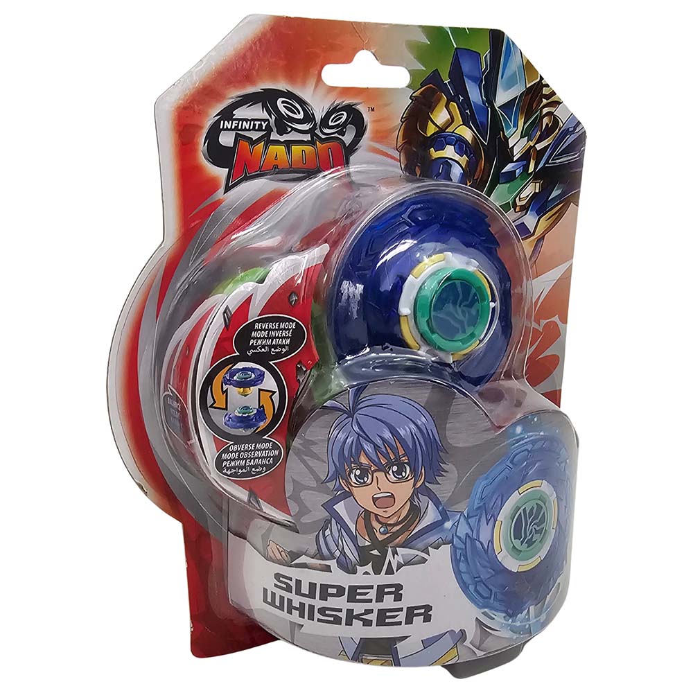 Infinity Nado - Plastic Series Spinning Top With Launcher - Super Whisker
