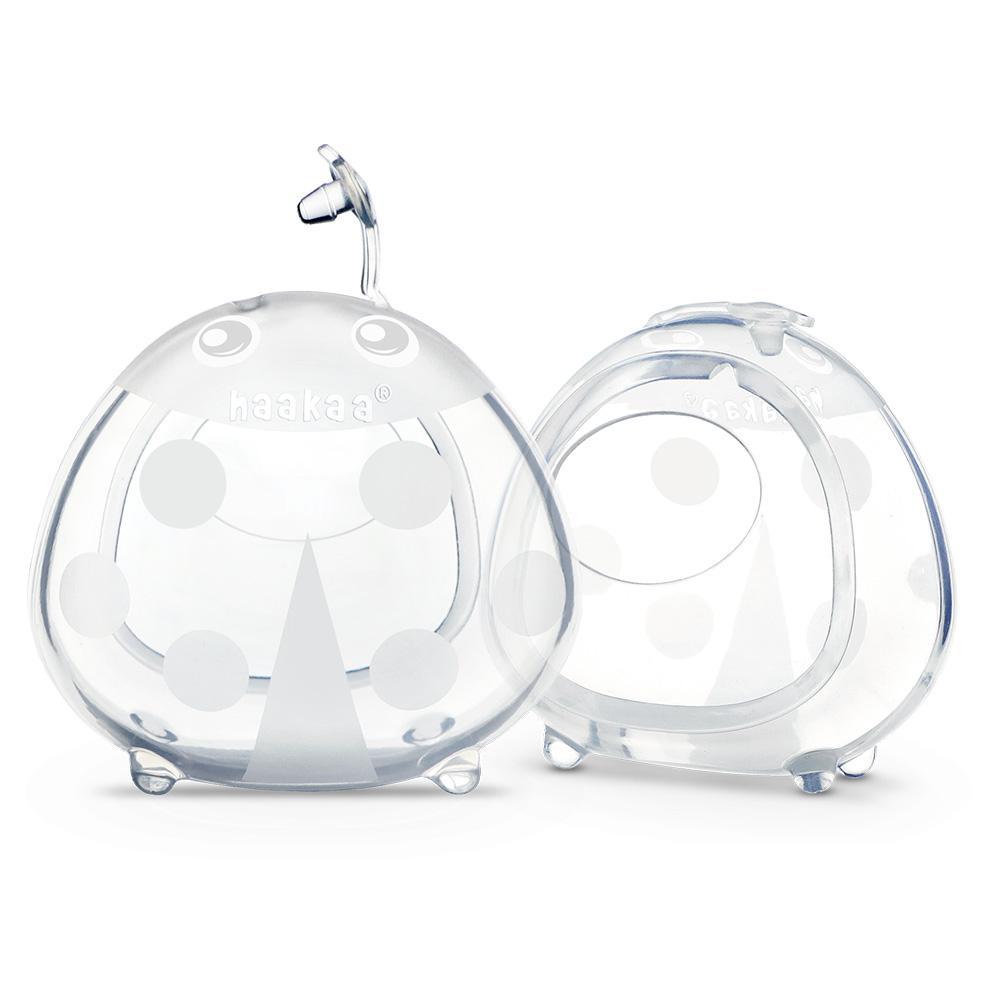 Haakaa - Silicone Ladybug Milk Collector - 2 Pcs 75ml With Storage Bag