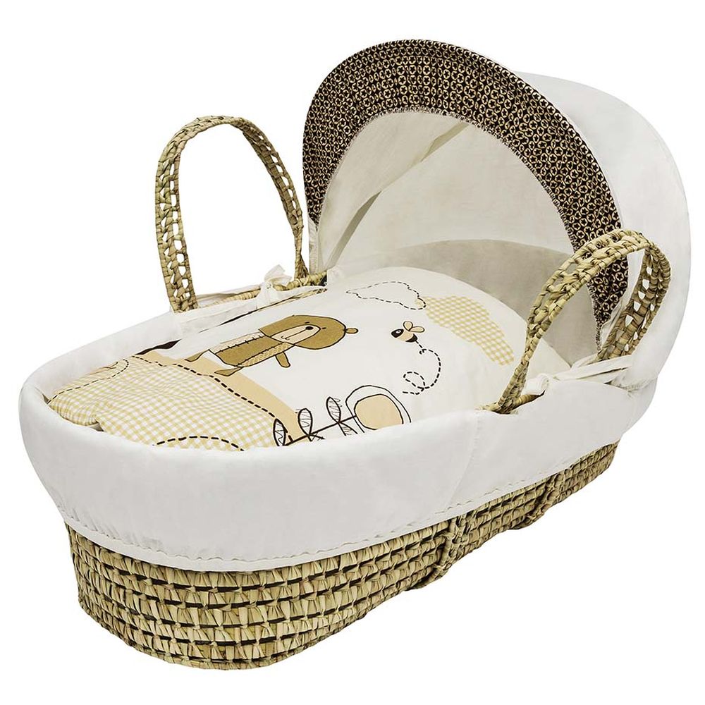 كيندر فالي - مهد المواليد (سلة موسى)+ قاعدة - دب