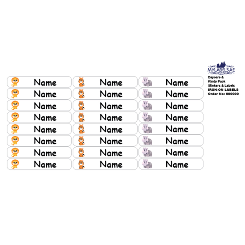 ماي ليبلز - ملصقات الكي قابلة للتخصيص - حيوانات الغابة - عدد 50