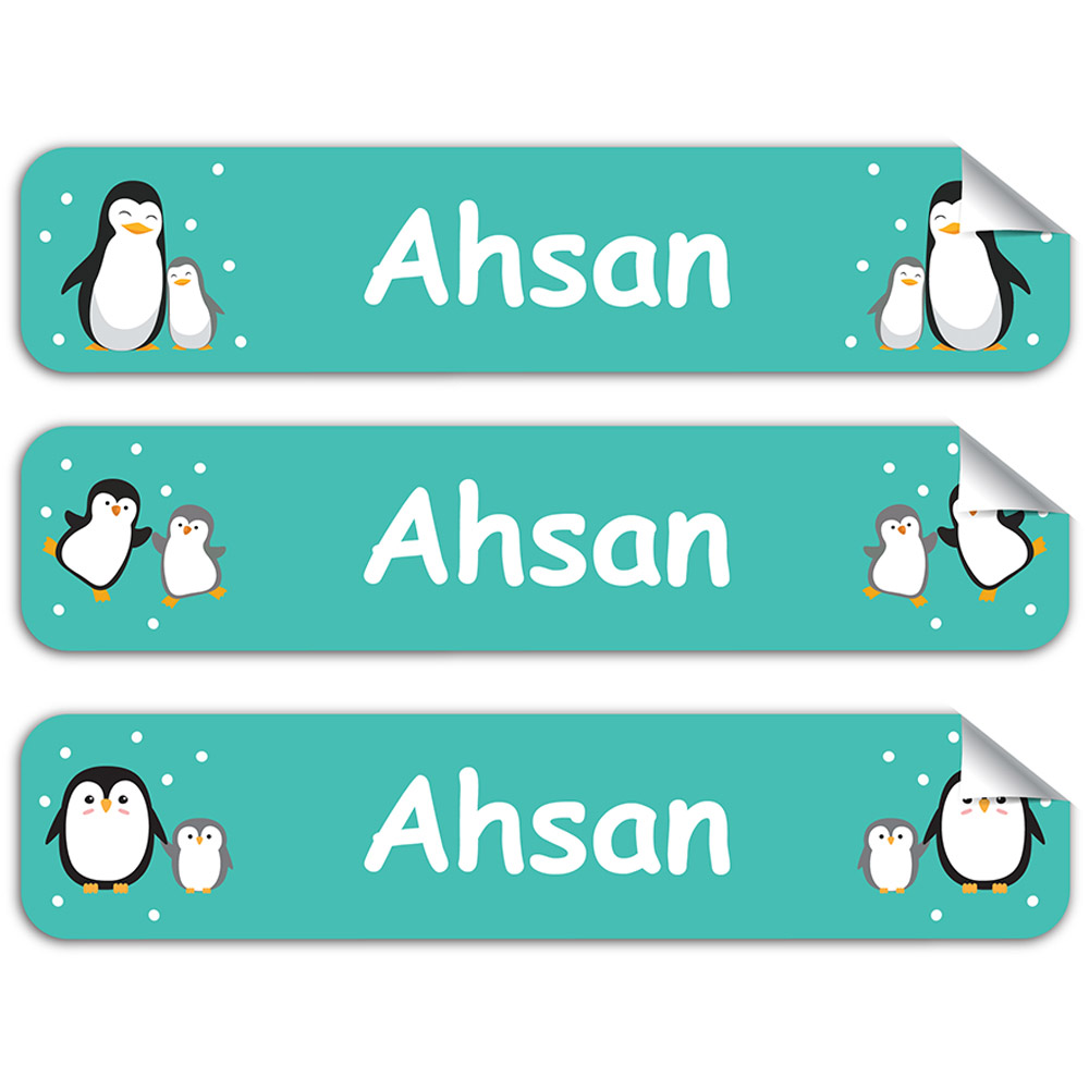 ماي ليبلز - ملصقات قابلة للتخصيص - عائلة البطريق - عدد 107