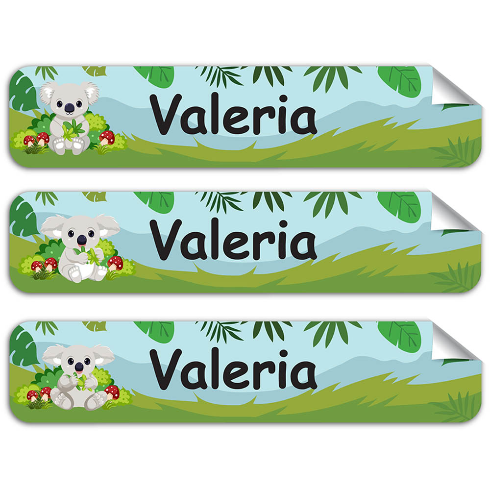 Mylabels - Personalized Labels - Cute Koala - Pack of 107