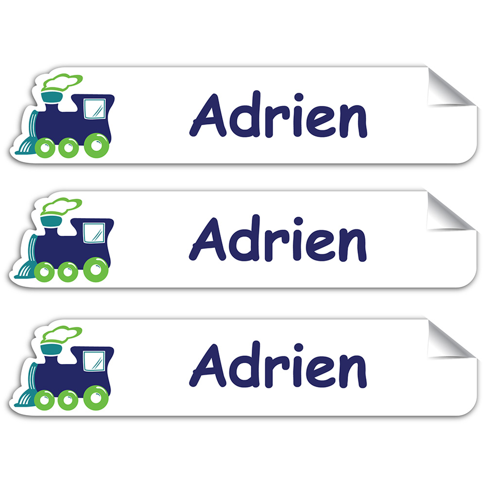 Mylabels - Personalized Labels - Train Engine - Pack of 107