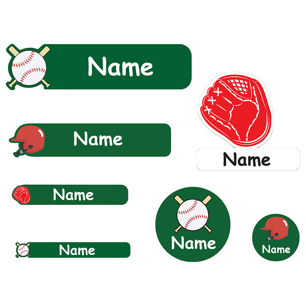 ماي ليبلز - ملصقات الأحذية قابلة للتخصيص - بيسبول - عدد 12