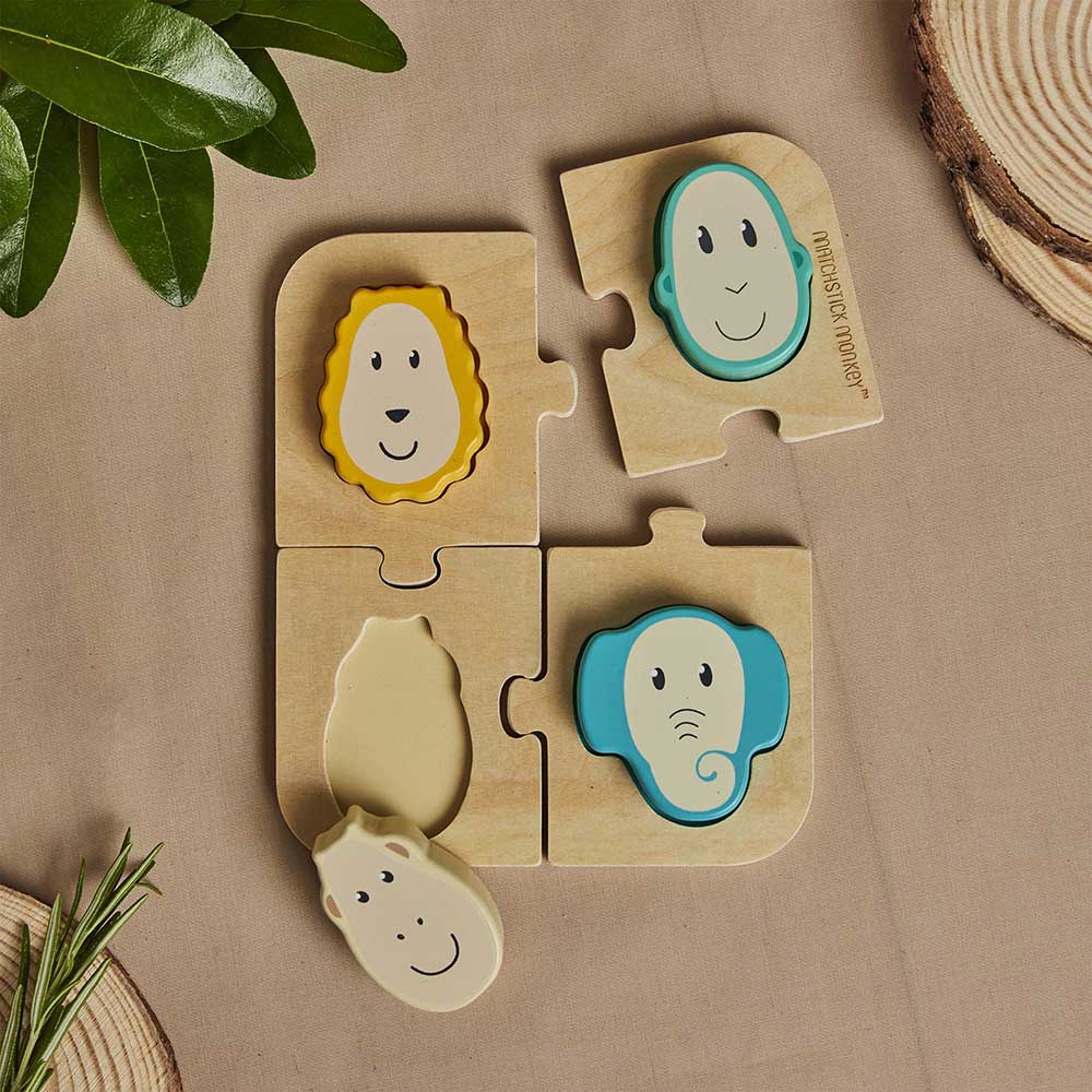 Matchstick Monkey - Playtime Puzzle Game - Animals