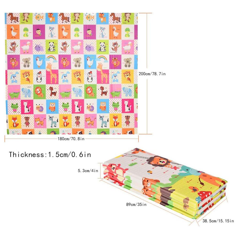 Mumfactory Reversible & Foldable Playmat - 200 -180 cm