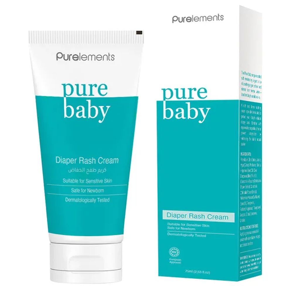 Purelements Diaper Healing Rash Cream With Zinc Oxide - 75ml