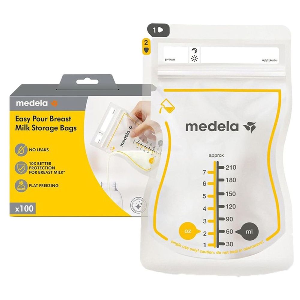 Medela - Easy Pour Breast Milk Storage Bags 210 ml - 50 pcs