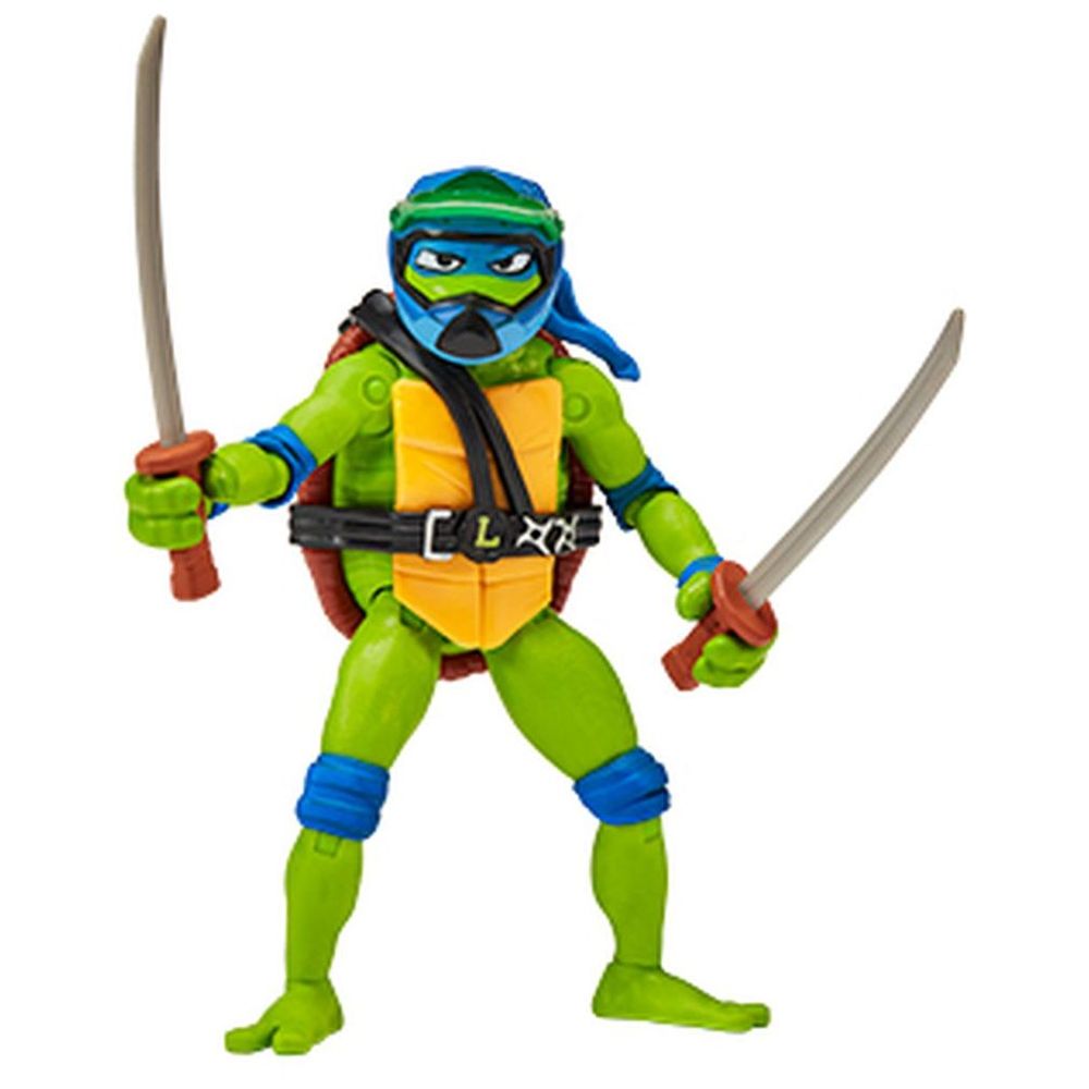 ألعاب بلايميتس - مجسم نينجا ليوناردو مع دورة ركل - 4.5 انش