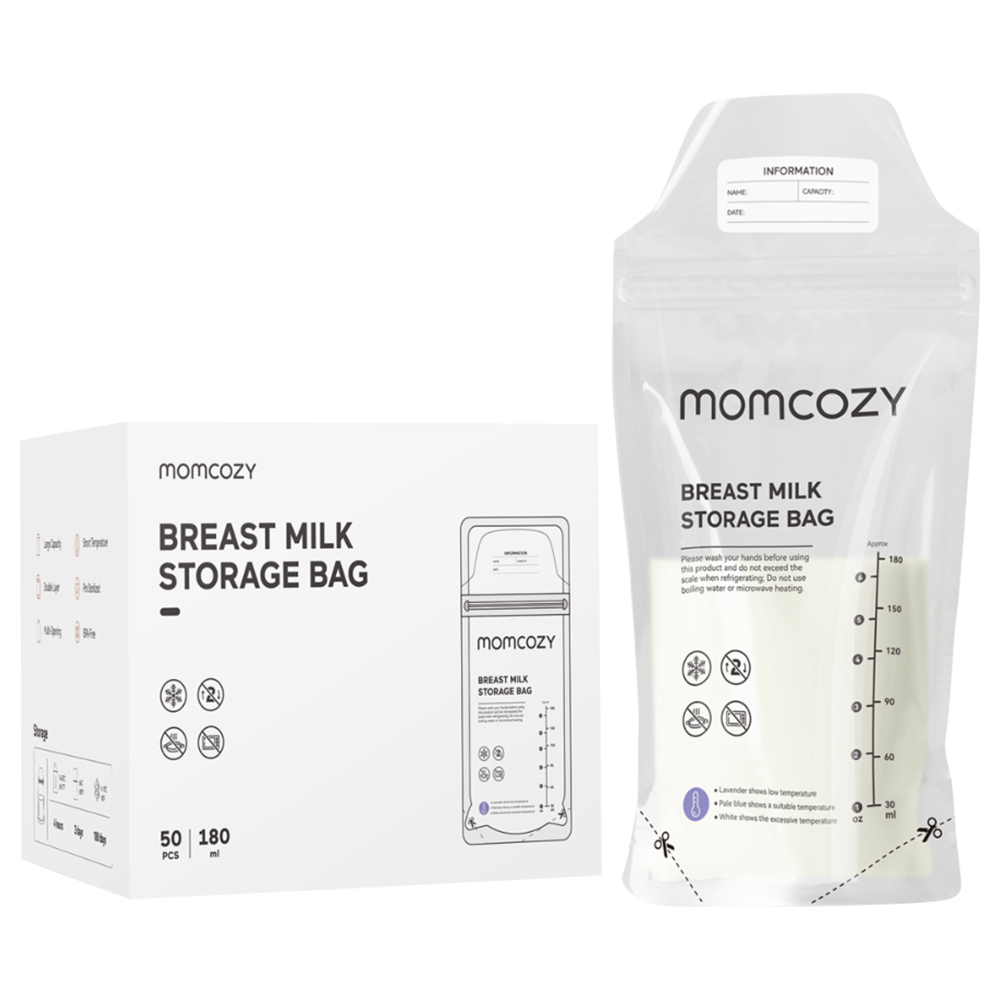 Momcozy - Breastmilk Storing Bags - 180 ml