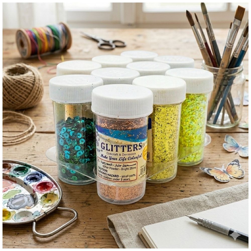 Mindset - Glitter Flakes 12pcs - Assorted