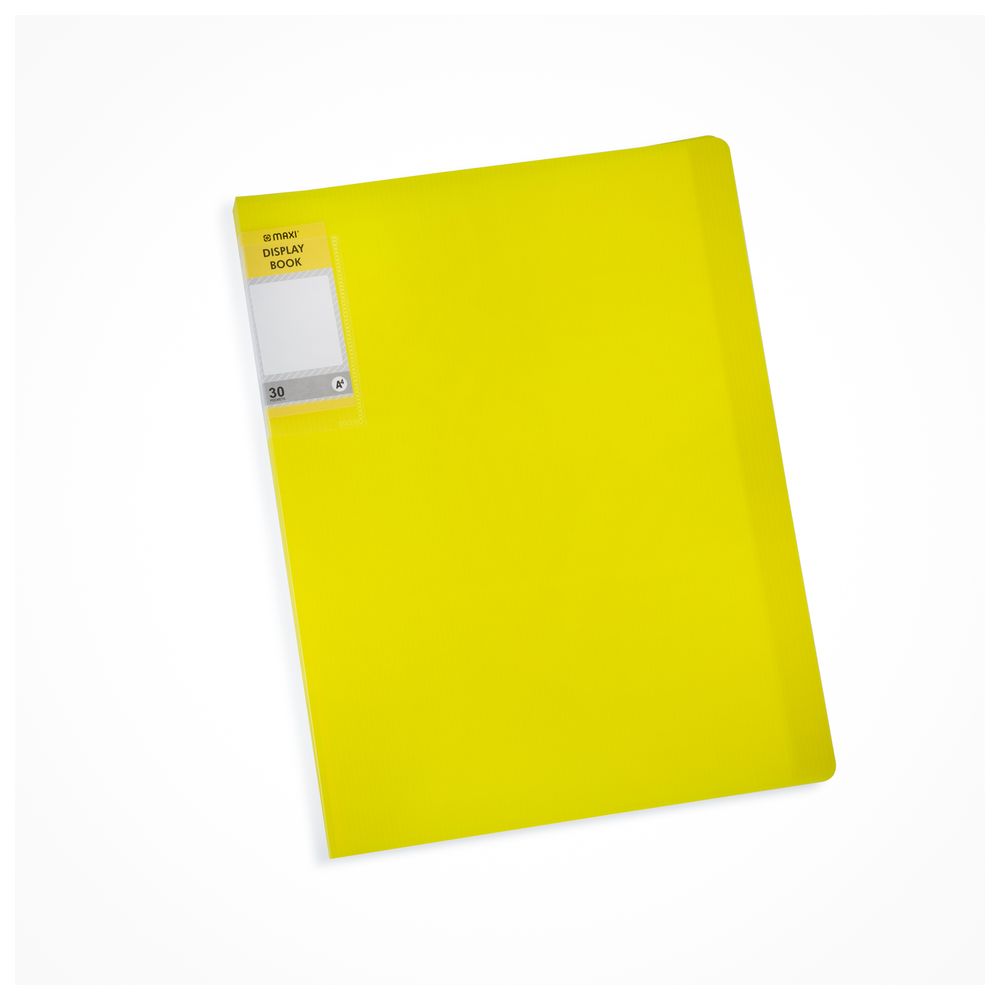 Maxi - Display Book With 30 Pockets - Yellow