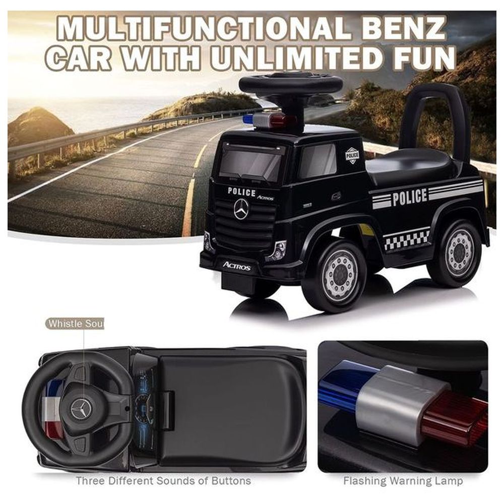 Myts - Mercedes Benz Actros Fire Fighting Push Car - Black