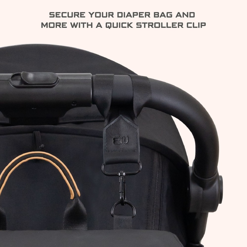 Neobreez - Universal Stroller Hooks Clip Set - Black