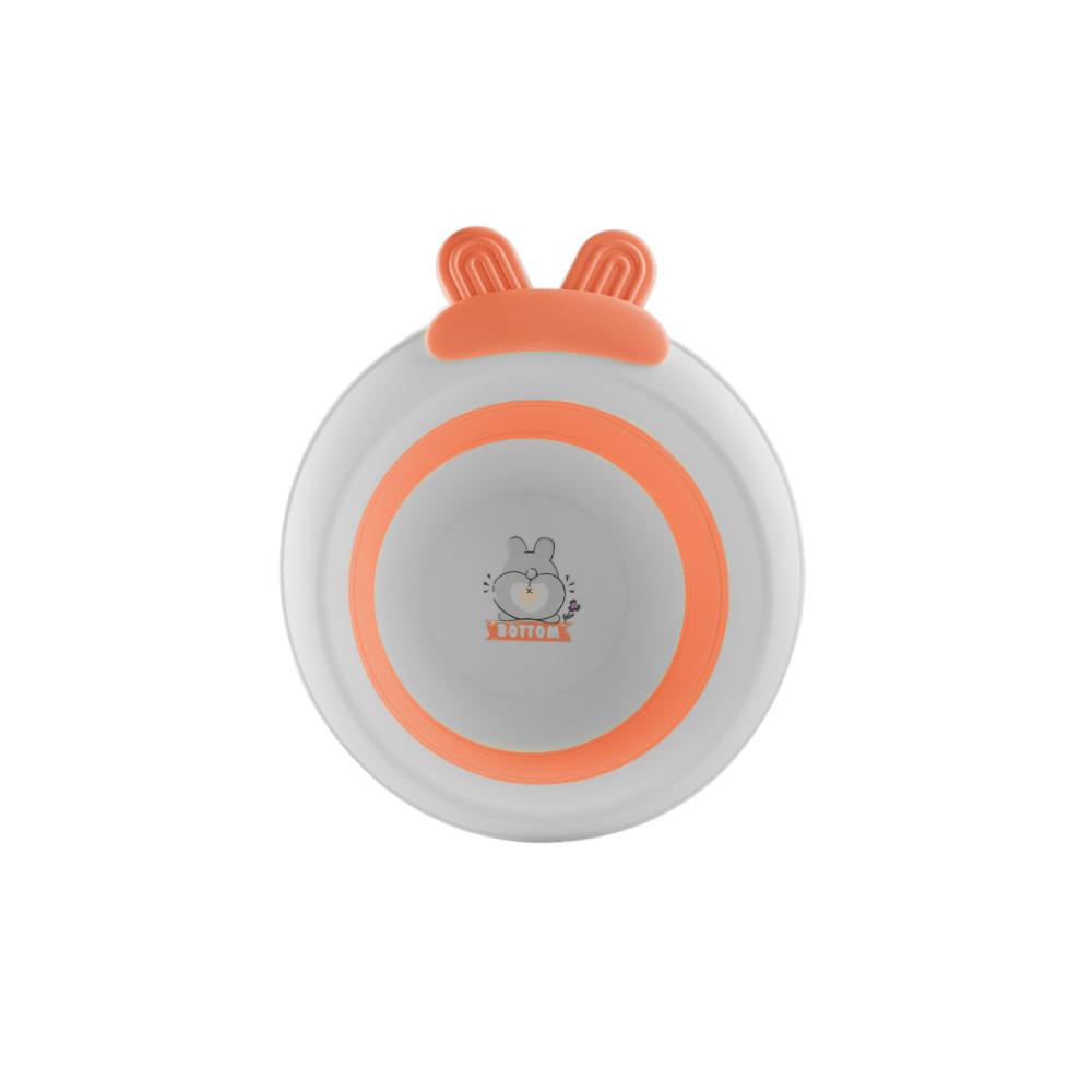 بامبل & بيرد - حوض استحمام قابل للطي بتصميم أرنب   - وردي