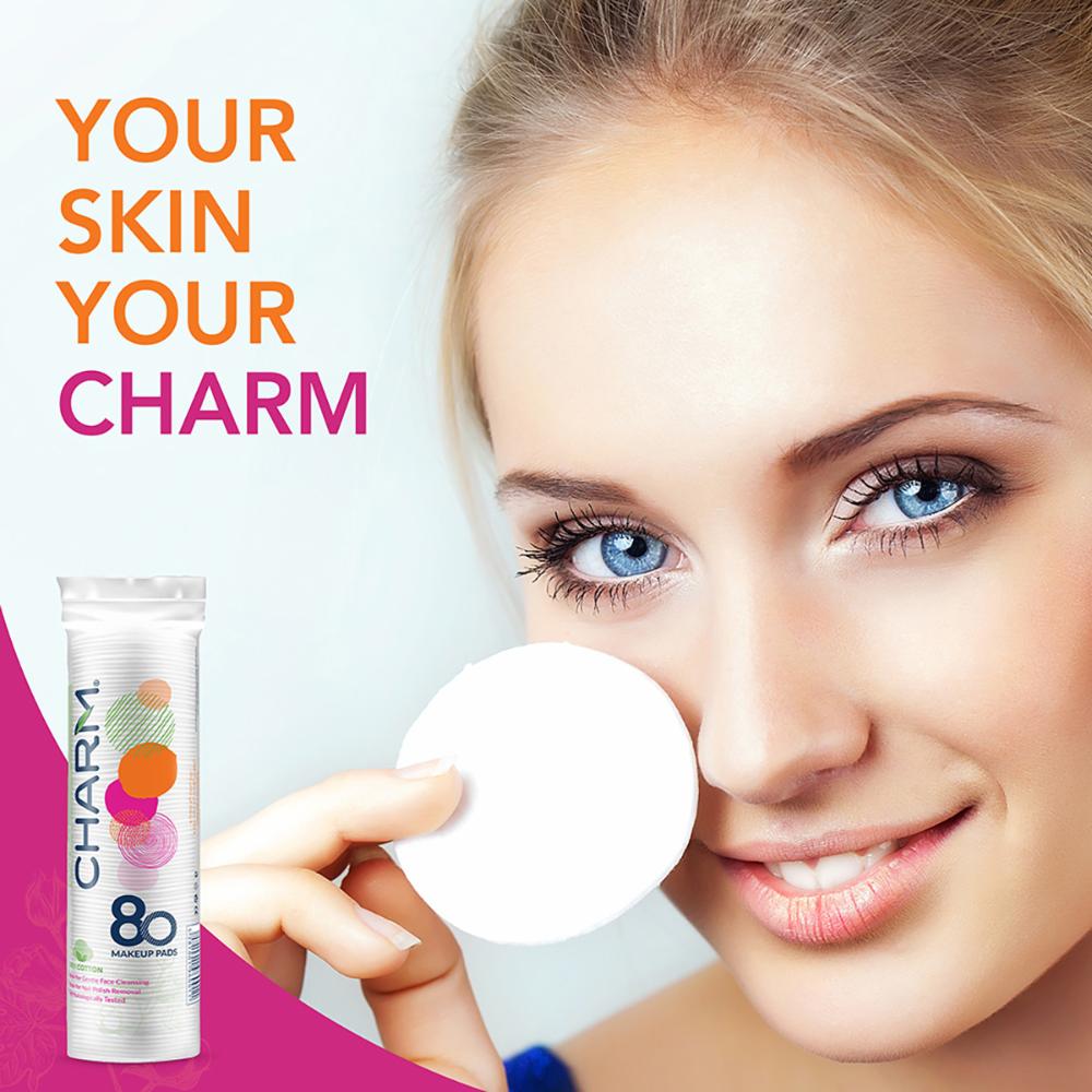 Sanita Charm - Make Up Round 80 pads