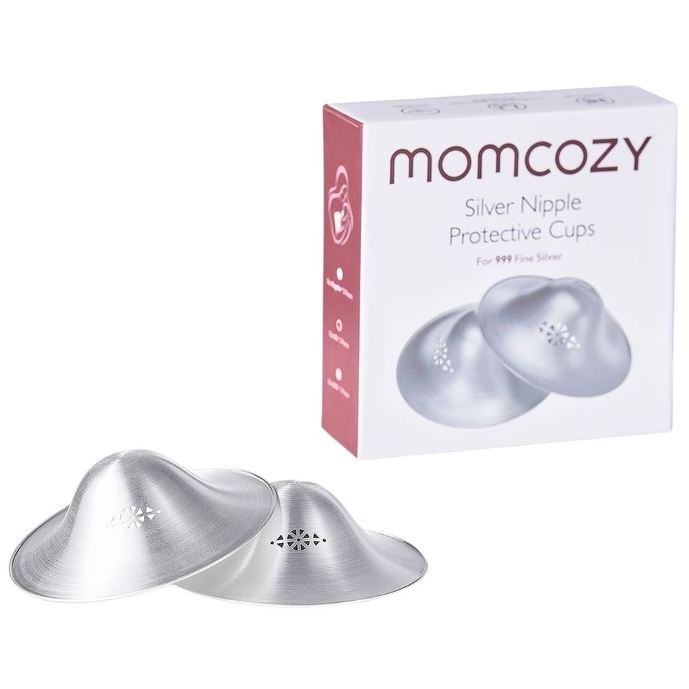 موم كوزي - درع حماية الثدي 999 فضة - 45 مم - عدد 2
