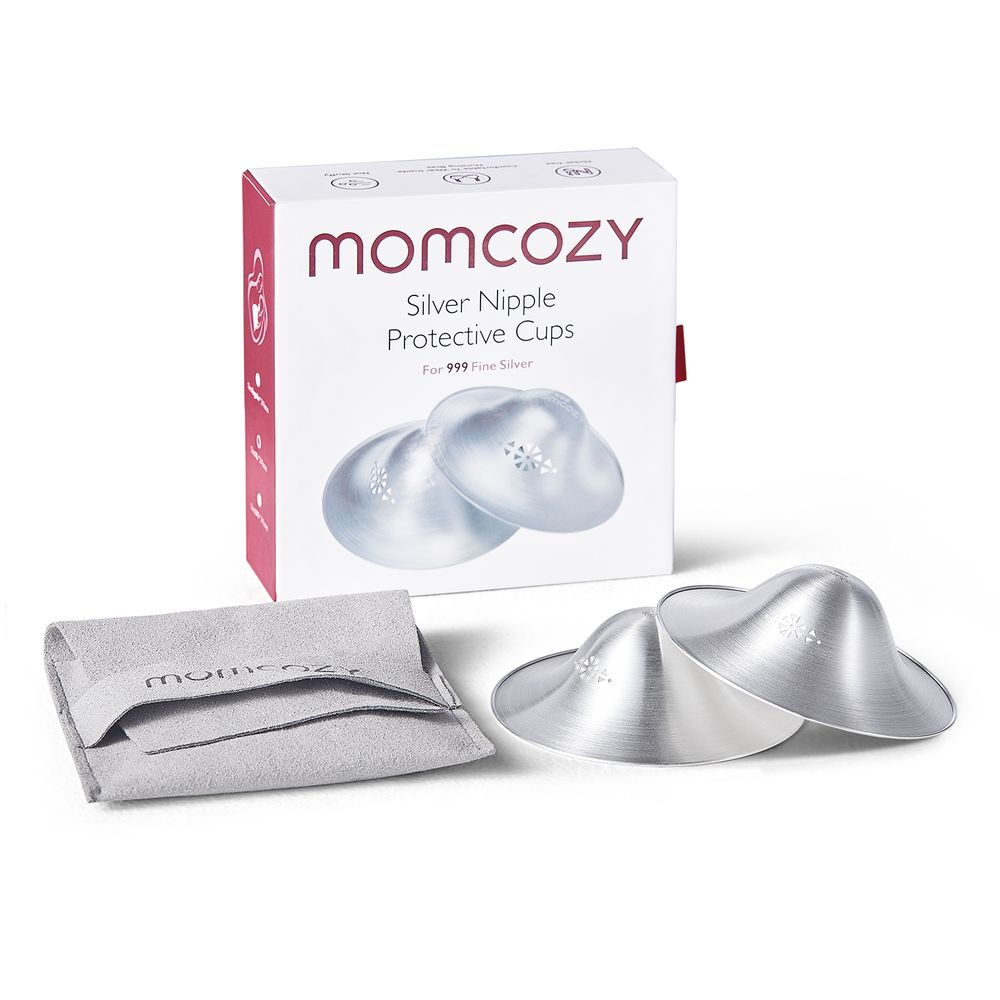 موم كوزي - درع حماية الثدي 999 فضة - 45 مم - عدد 2