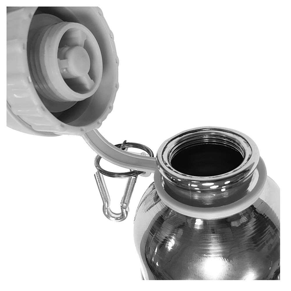 Optimal - Stainless Steel Water Bottle - Yellow/Blue - Farm - 350 ml