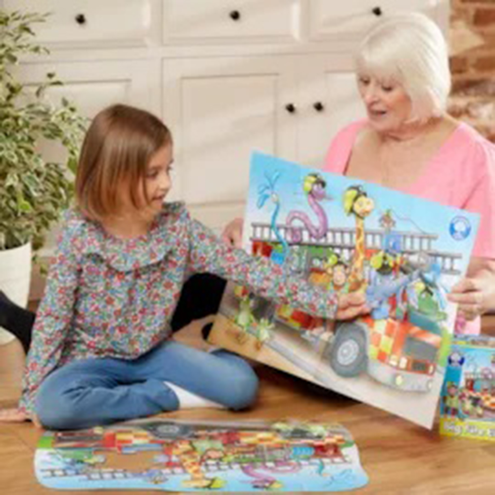 أوركارد تويز - لعبة بازل - مركبة إطفاء كبيرة - 20 قطعة