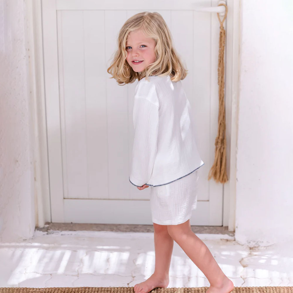 Maxims - 2pc-Set - Kids Alexander Matching Set - White