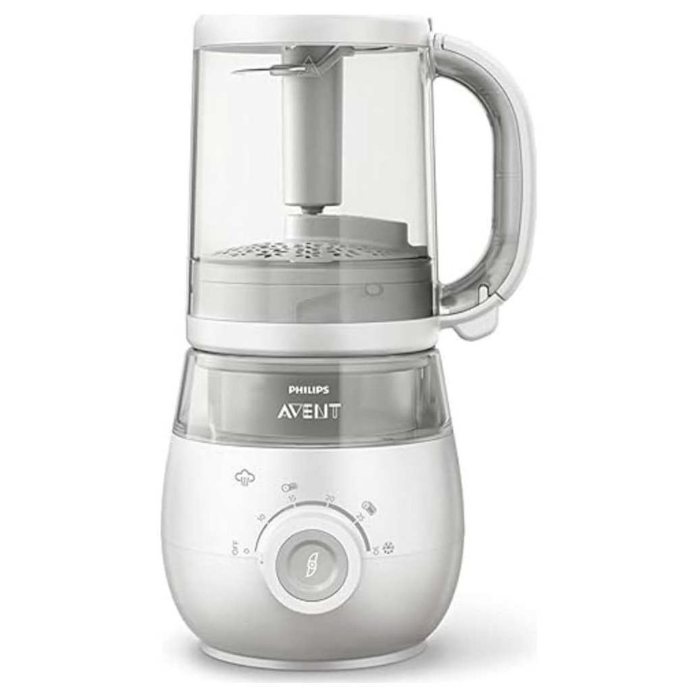 جهاز طهي الطعام الصحي للأطفال بالبخار والخلاط 4 في 1 من فيليبس أفينت
