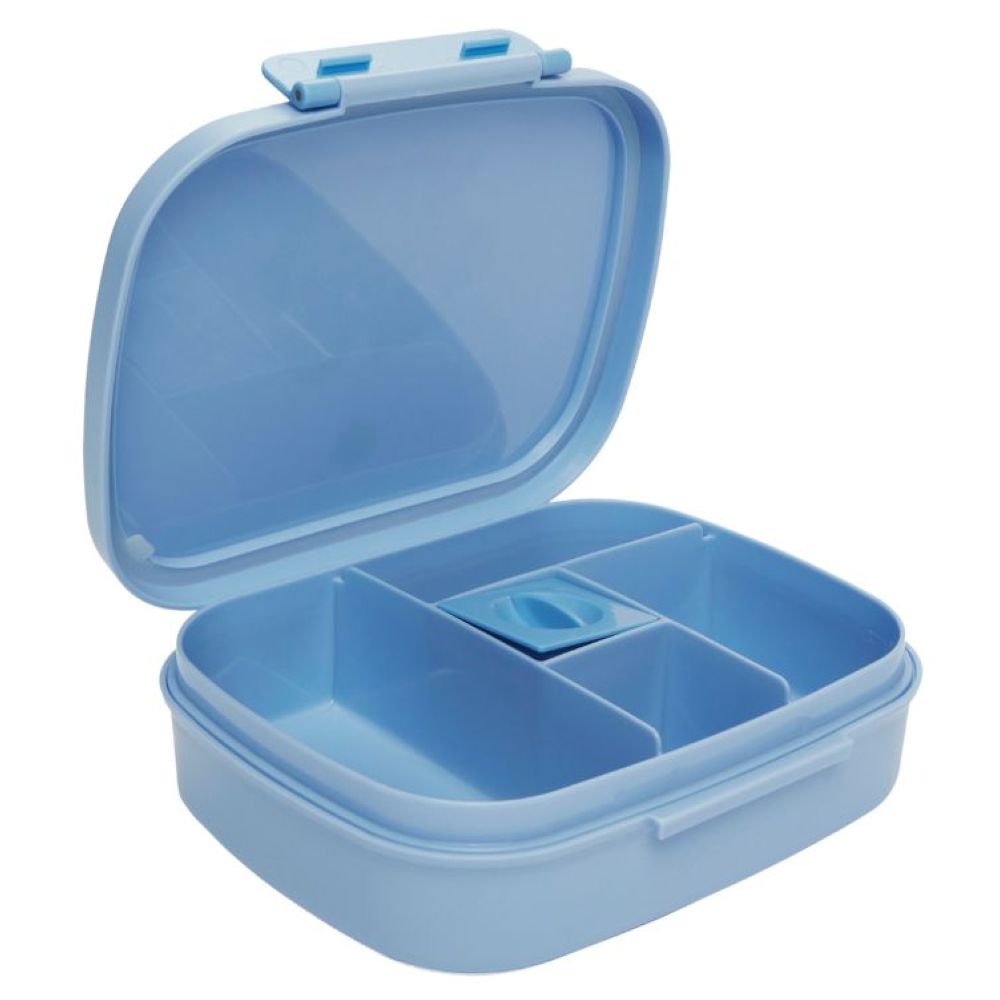 ليتل آي إيه - صندوق غداء بنتو قابل للتخصيص - 5 أقسام - با بترول - أزرق