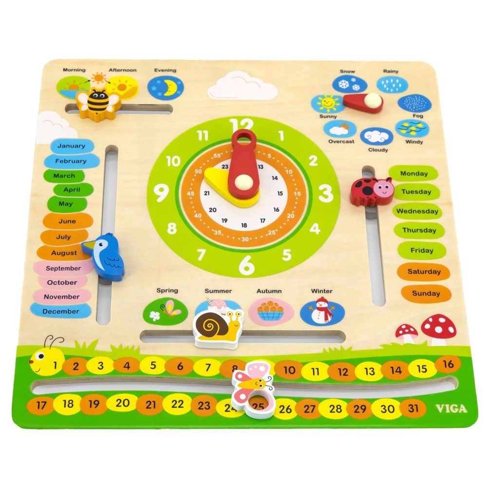 فيجا - تقويم تعليم الوقت والفصول