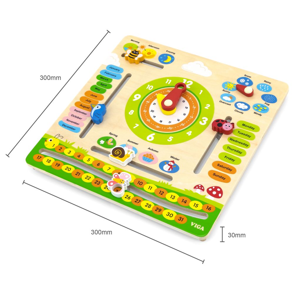 فيجا - تقويم تعليم الوقت والفصول